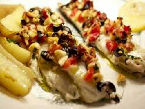 Filetto di Branzino alla Mediterranea